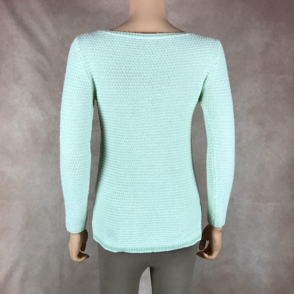 J.CREW Wool Blend Green Sweater PXS - Picture 7 of 8